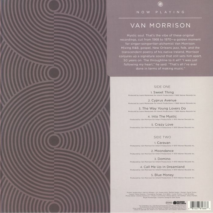 MORRISON, Van - Now Playing