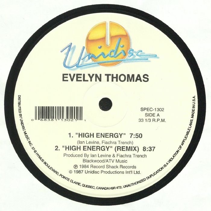 THOMAS, Evelyn - High Energy
