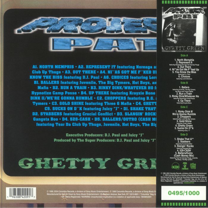PROJECT PAT - Ghetty Green (reissue)
