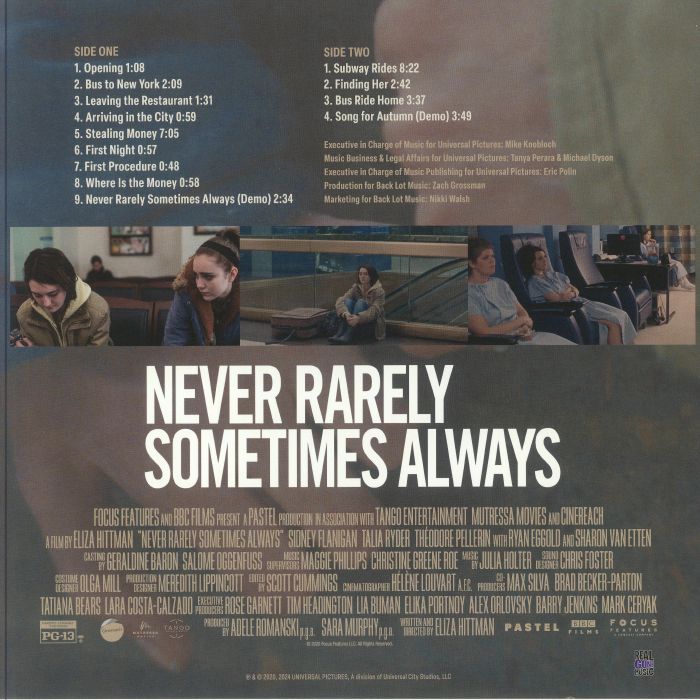 HOLTER, Julia - Never Rarely Sometimes Always (Soundtrack)