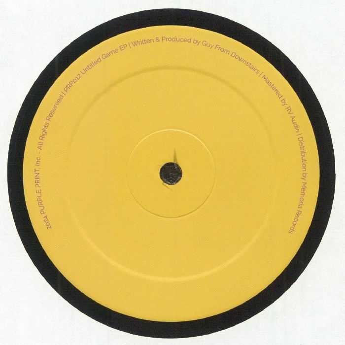 Guy From Downstairs / Untitled Game EP Guy From Downstairs / Untitled Game EP