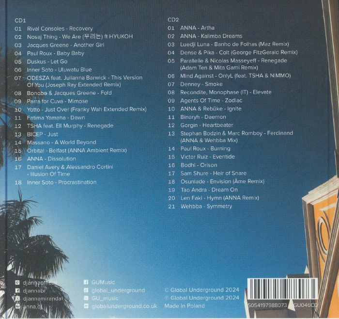 ANNA/VARIOUS - Global Underground 46: ANNA - Lisbon