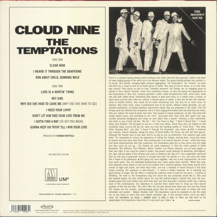 TEMPTATIONS, The - Cloud Nine (reissue)