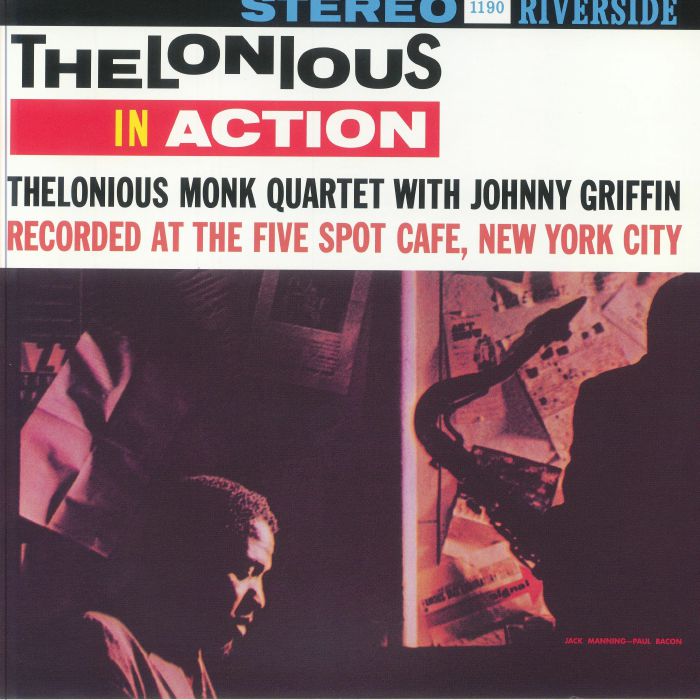 THELONIOUS MONK QUARTET with JOHNNY GRIFFIN - Thelonious In Action (reissue)