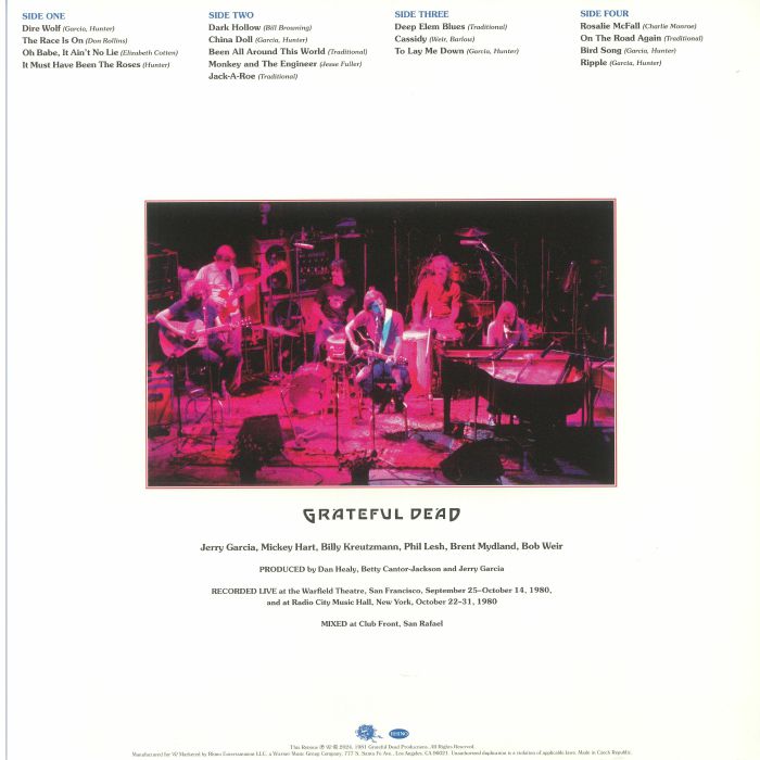GRATEFUL DEAD - Reckoning (reissue)
