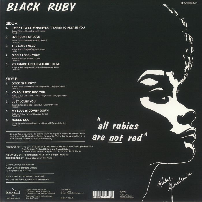 ANDREWS, Ruby - Black Ruby (reissue)