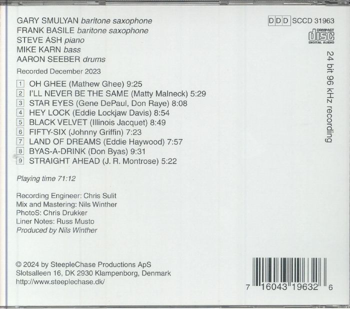 SMULYAN, Gary/FRANK BASILE - Boss Baritones