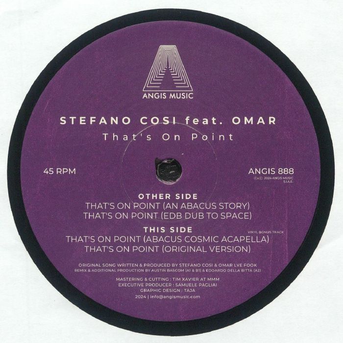 Stefano Cosi, Omar / That's On Point Stefano Cosi, Omar / That's On Point