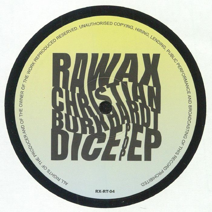 BURKHARDT, Christian - Dice Pop EP