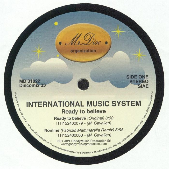 INTERNATIONAL MUSIC SYSTEM - Ready To Believe