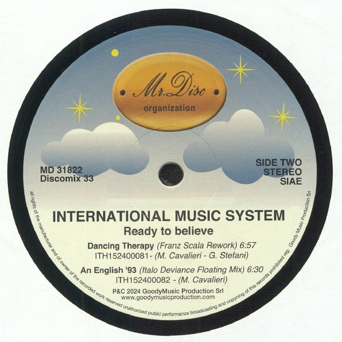 INTERNATIONAL MUSIC SYSTEM - Ready To Believe