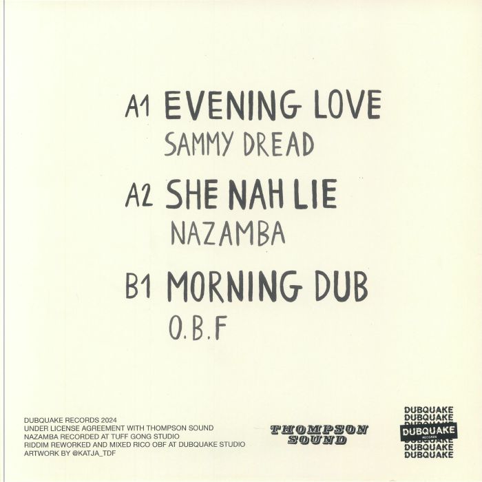 NAZAMBA/SAMMY DREAD/OBF - Evening Love Vinyl At Juno Records.