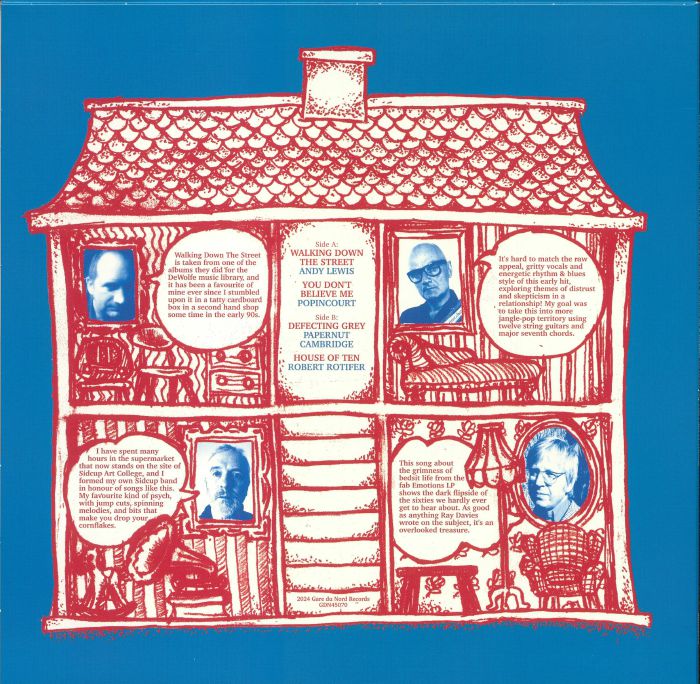 LEWIS, Andy/POPINCOURT/PAPERNUT CAMBRIDGE/ROBERT ROTIFER - House Of Four EP