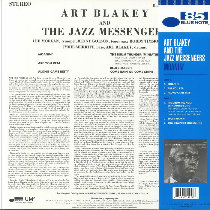 BLAKEY, Art & THE JAZZ MESSENGERS - Moanin'