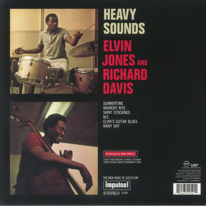 JONES, Elvin/RICHARD DAVIS - Heavy Sounds (Verve By Request)