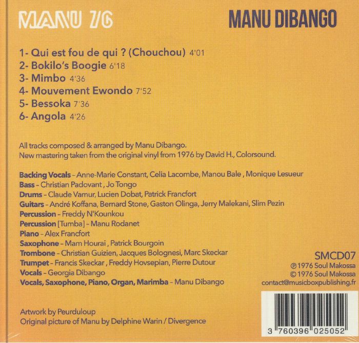 DIBANGO, Manu - Manu 76