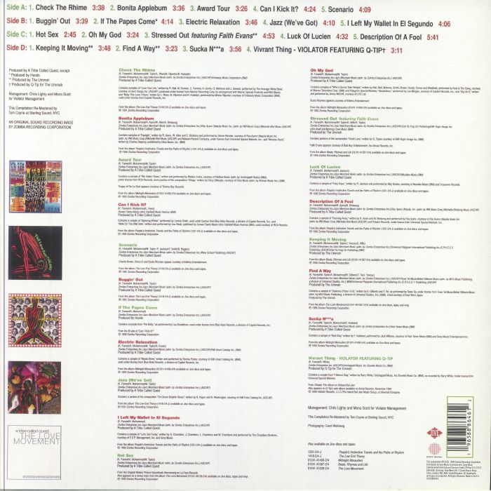 A TRIBE CALLED QUEST - The Anthology (reissue)