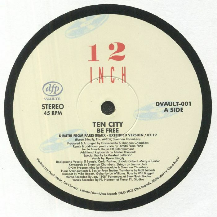 Ten City / Be Free (Dimitri From Paris Remix)