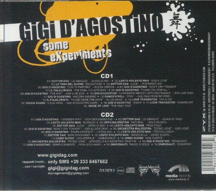 D'AGOSTINO, Gigi/VARIOUS - Some Experiments