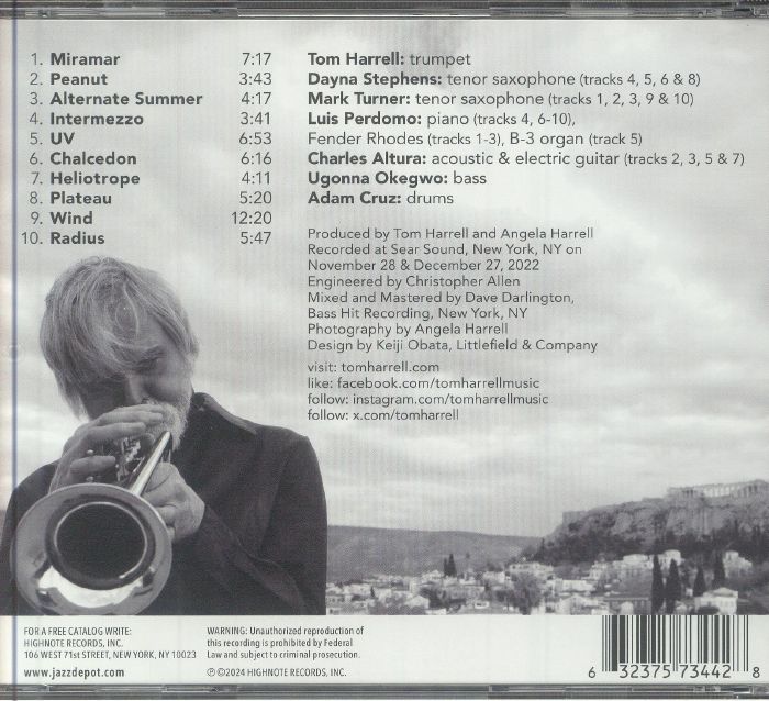 HARRELL, Tom - Alternate Summer