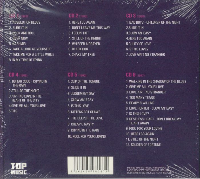 WHITESNAKE - Live Rarities CD at Juno Records.