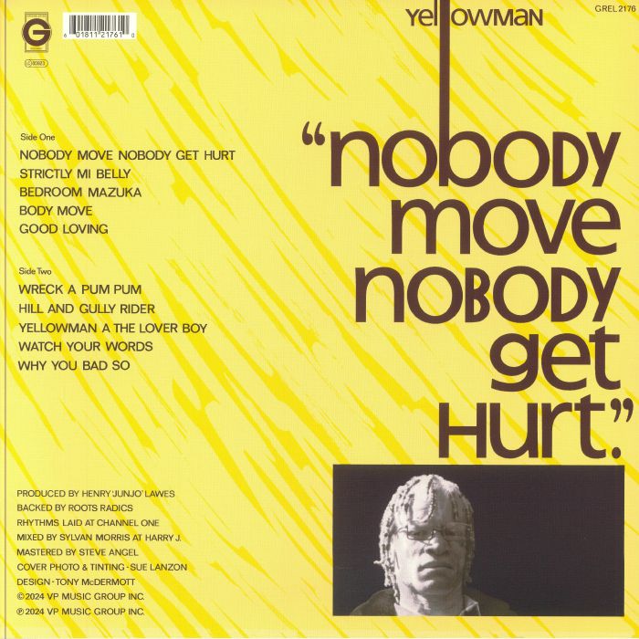 YELLOWMAN - Nobody Move Nobody Get Hurt (40th Annniversary Edition)