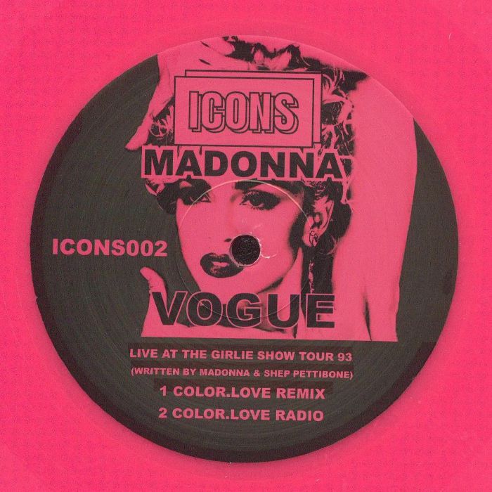 MADONNA - Vogue: Live At The Girlie Show Tour 93