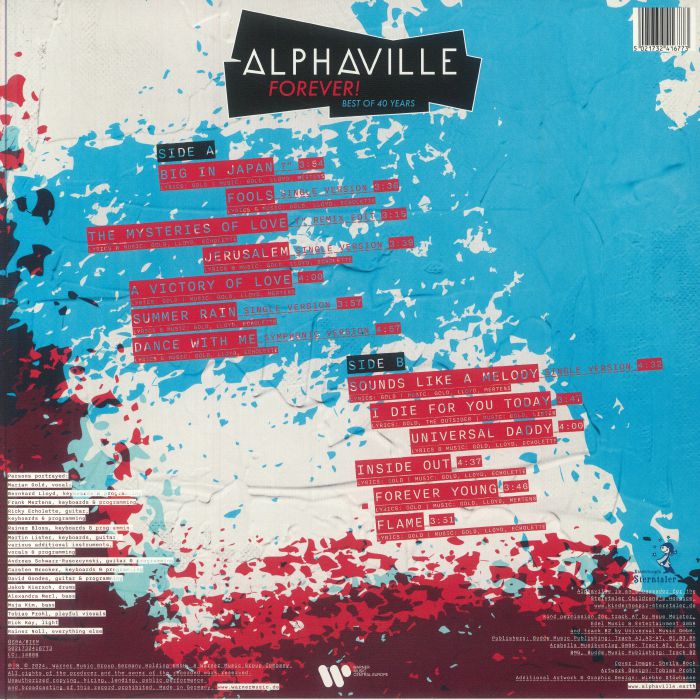 ALPHAVILLE - Forever! Best Of 40 Years Vinyl at Juno Records.