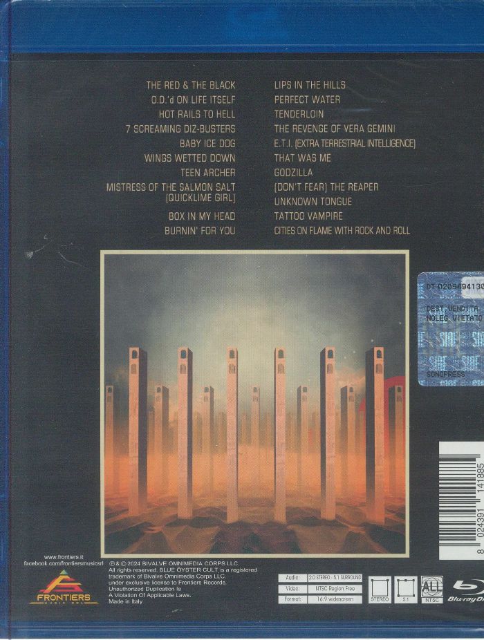 BLUE OYSTER CULT - Blue Oyster Cult - 50th Anniversary Live: Second Night