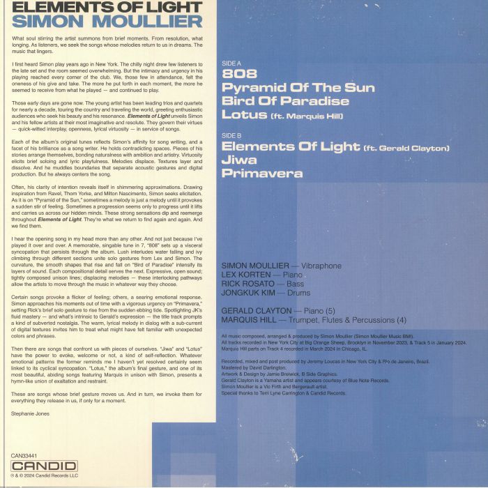 MOULLIER, Simon - Elements Of Light