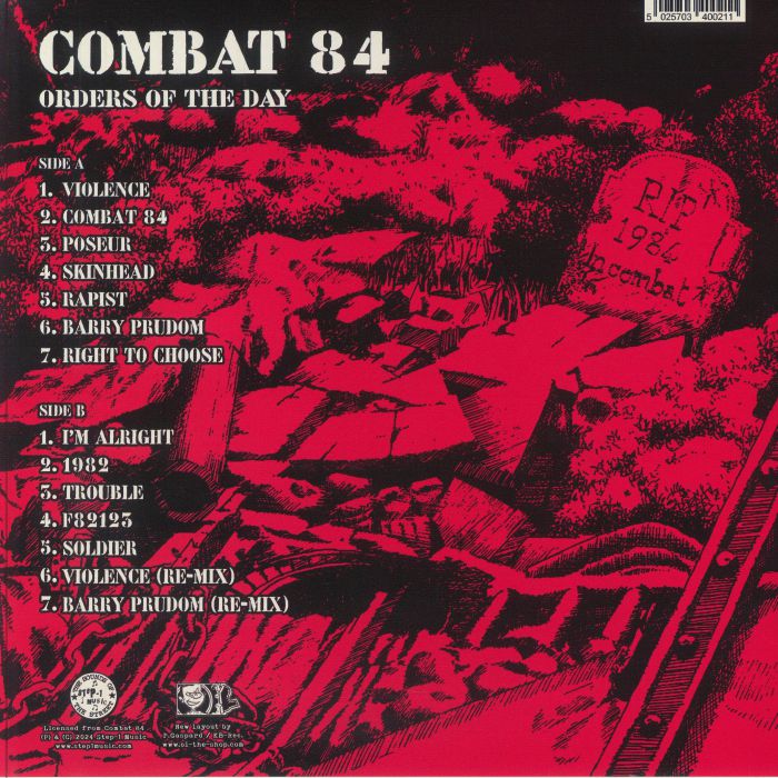 COMBAT 84 - Orders Of The Day (reissue)