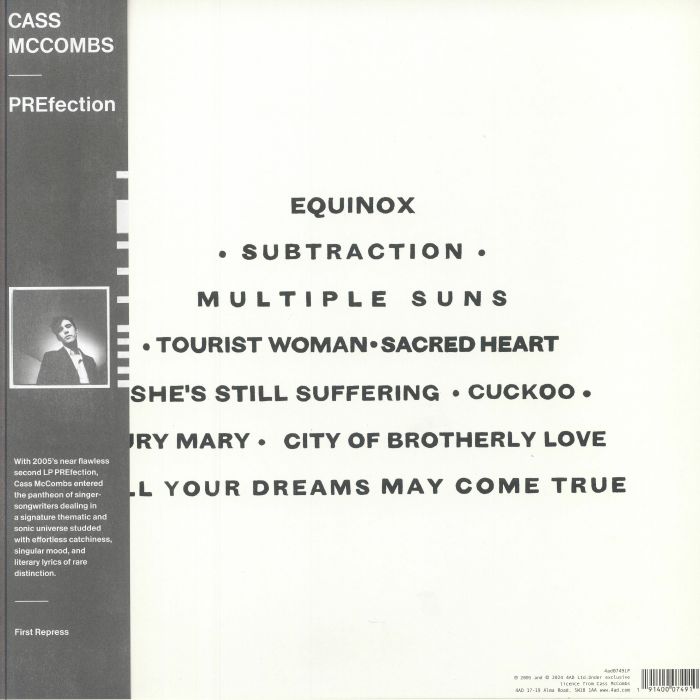 McCOMBS, Cass - PREfection (remastered)