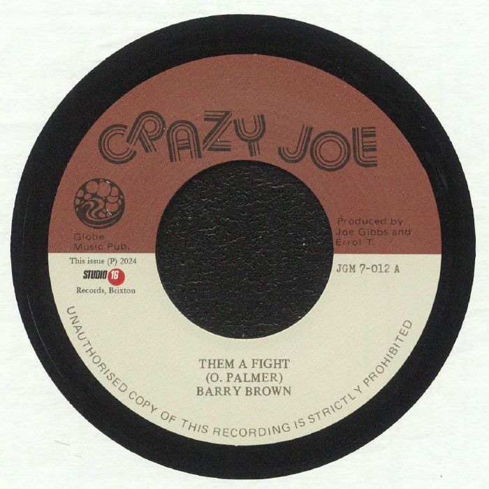 BROWN, Barry/JOE GIBBS & THE PROFESSIONALS - Them A Fight