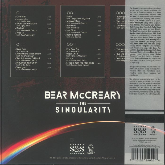 McCREARY, Bear - The Singularity (Soundtrack)