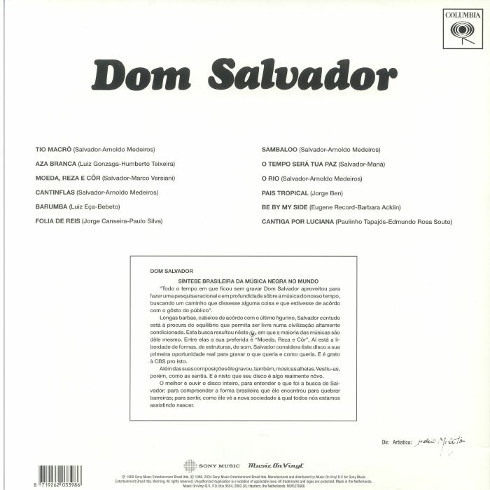 SALVADOR, Dom - Dom Salvador (reissue)