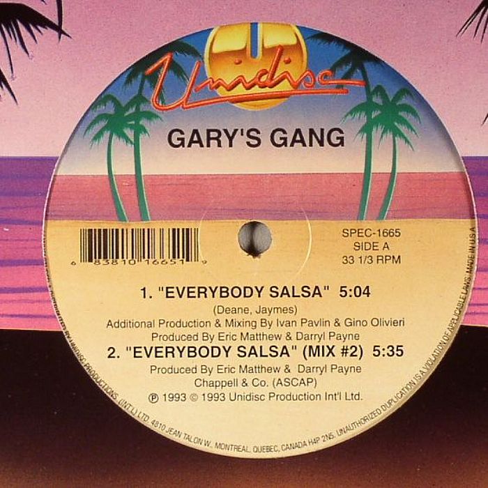 GARY'S GANG - Everybody Salsa