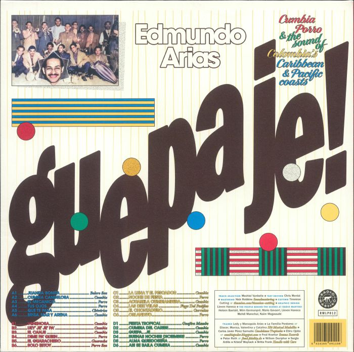 ARIAS, Edmundo - Guepa Je! Cumbia Porro & The Sound Of Colombia's Caribbean & Pacific Coasts