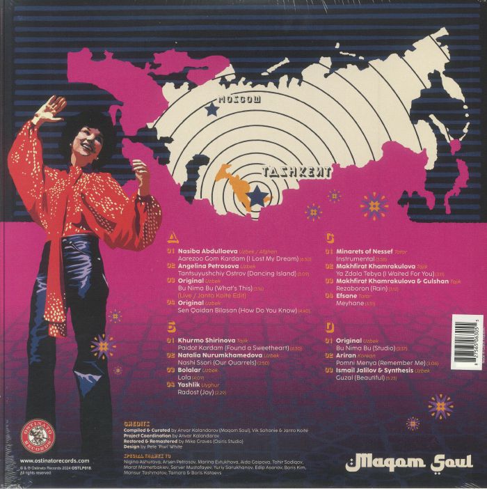 VARIOUS - Synthesizing The Silk Roads: Uzbek Disco Tajik Folktronica Uyghur Rock & Crimean Tatar Jazz From 1980s Soviet Central Asia