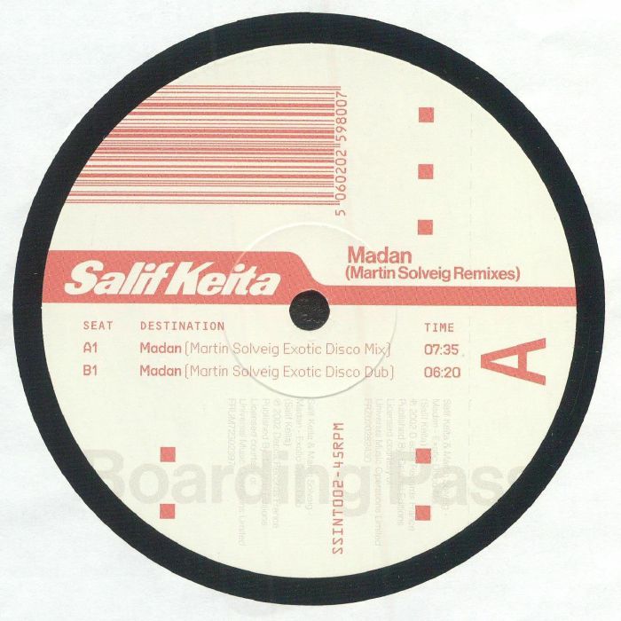 KEITA, Salif - Madan (Martin Solveig remixes)
