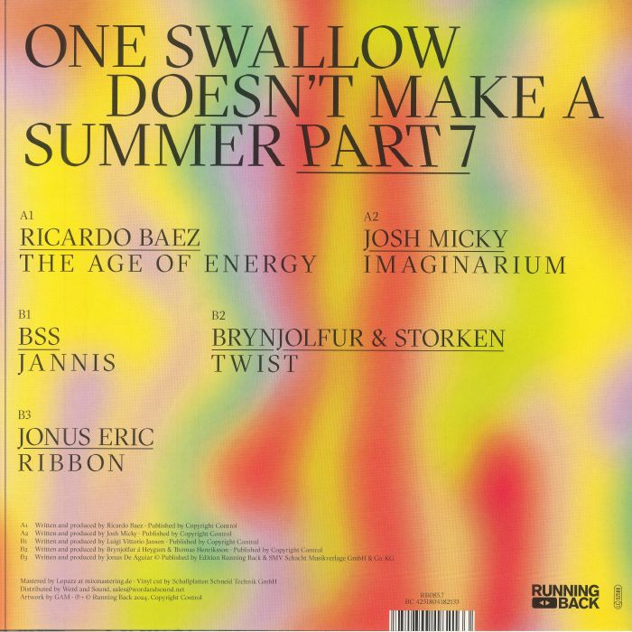 BAEZ, Ricardo/JOSH MICKY/BSS/BRYNJOLFUR/STORKEN/JONUS ERIC - One Swallow Doesn't Make A Summer Part 7