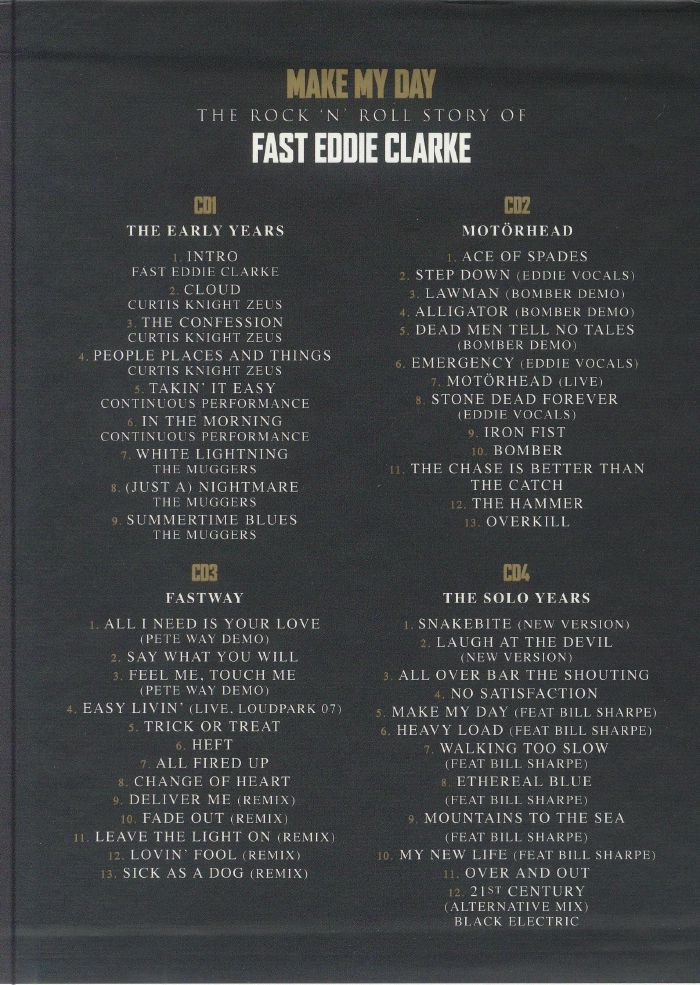 FAST EDDIE CLARKE - Make My Day: The Rock'n'Roll Story of Eddie Clarke
