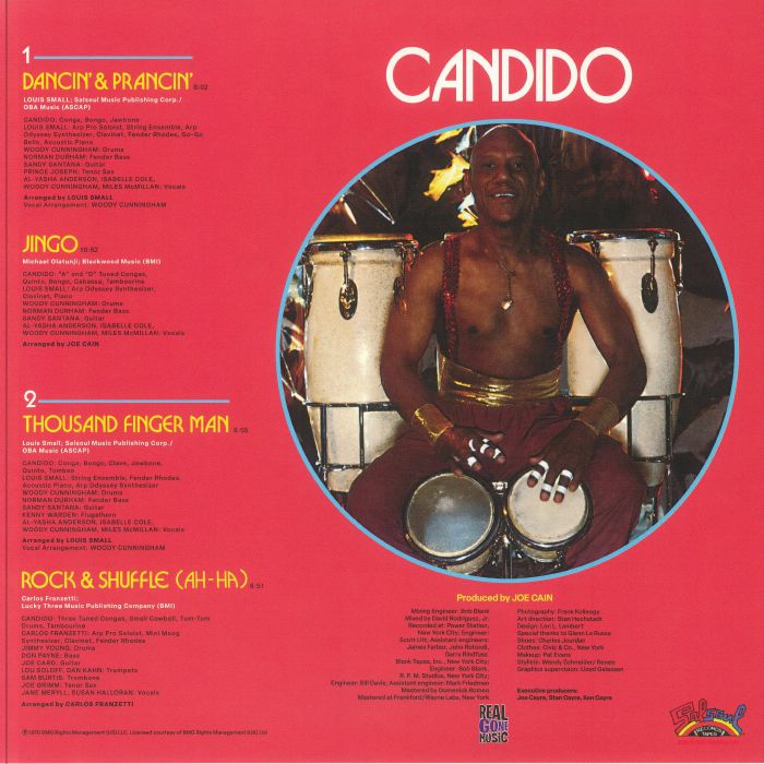 Candido Dancin’ & Prancin LP レコード CANDIDO - Dancin' & Prancin' レコード at Juno Records.