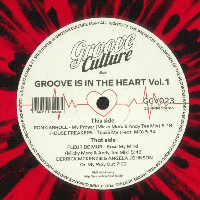 Micky More & Andy Tee / Ron Carroll Featuring Angela Johnson / Groove Is In The Heart Vol 1 Micky More & Andy Tee / Ron Carroll Featuring Angela Johnson / Groove Is In The Heart Vol 1
