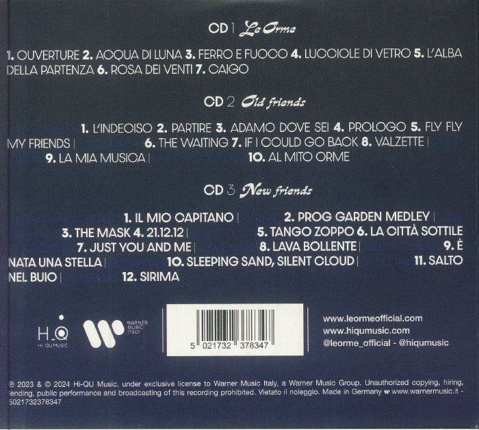 洋楽 LE ORME 11CD LE ORME - Le Orme & Friends CD at Juno Records.