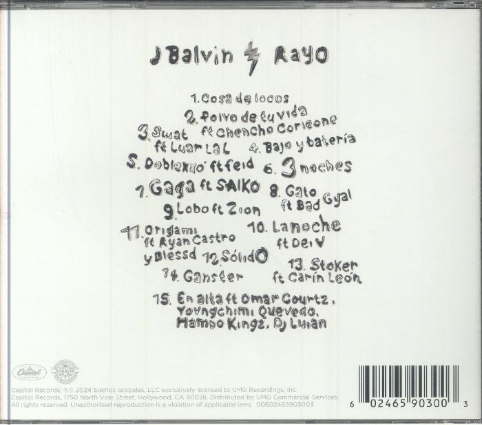 BALVIN, J - Rayo