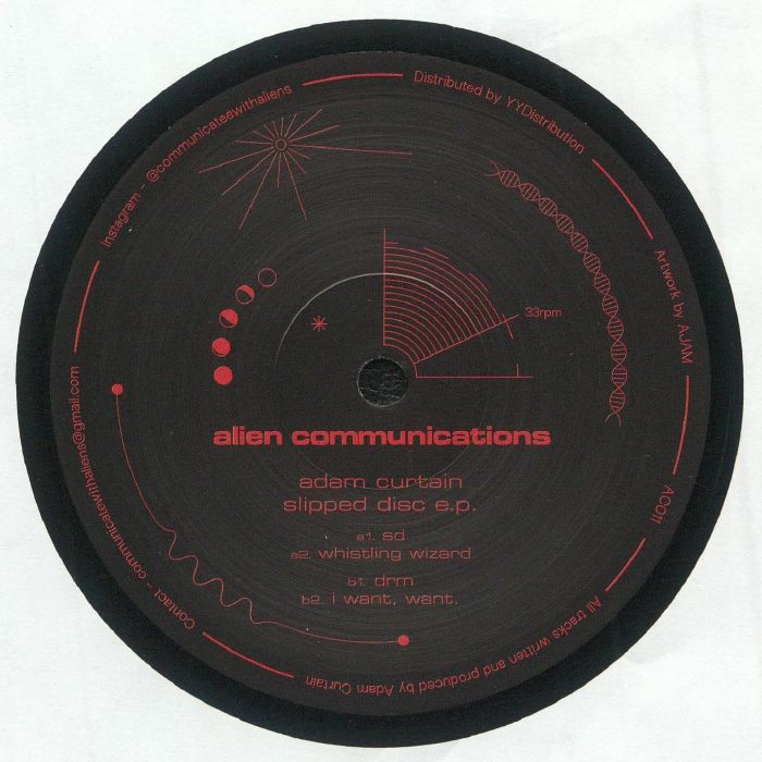 CURTAIN, Adam - Slipped Disc EP