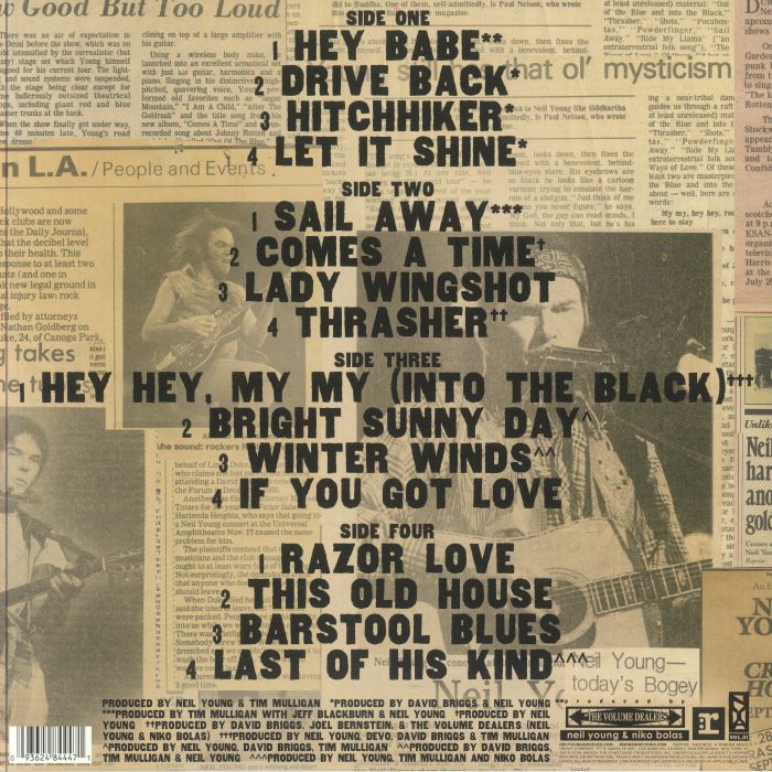 YOUNG, Neil - Archives Vol III Takes