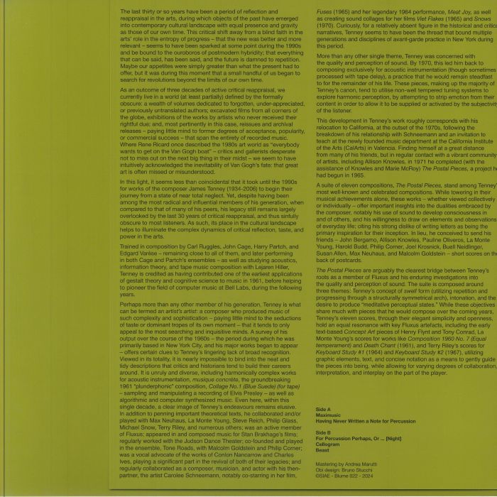 TENNEY, James - Postal Pieces