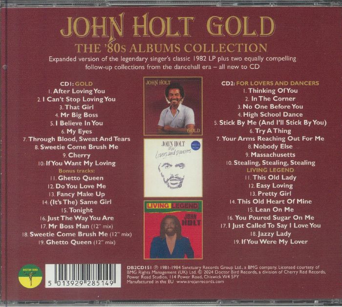 HOLT, John - Gold: The 80s Albums Collection