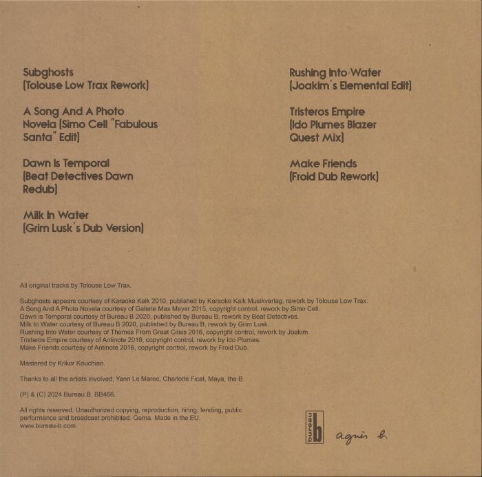 TOLOUSE LOW TRAX - Kiosque Versions